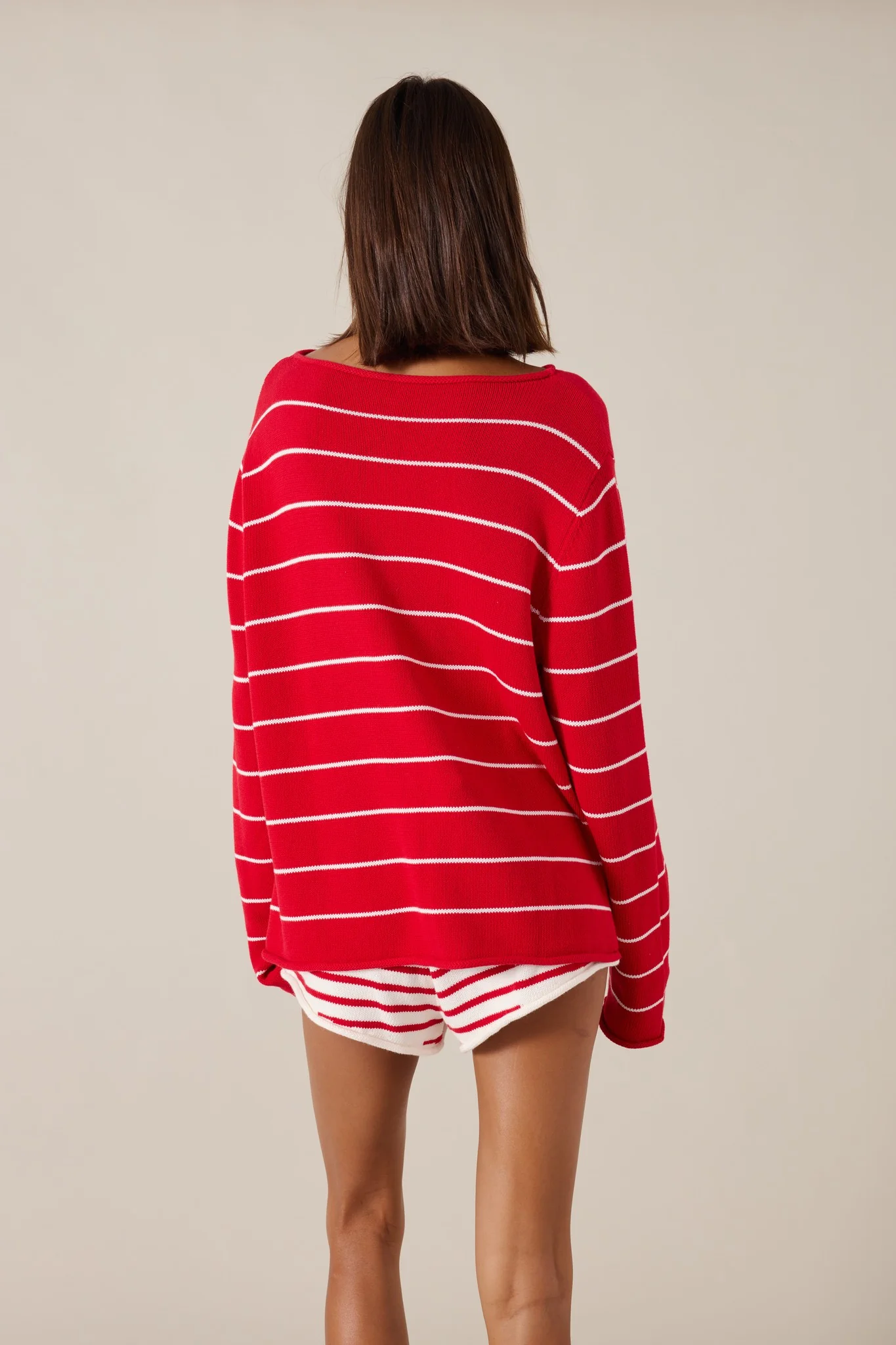 PRE-ORDER | MANON JUMPER - SCARLET STRIPE - Image 5