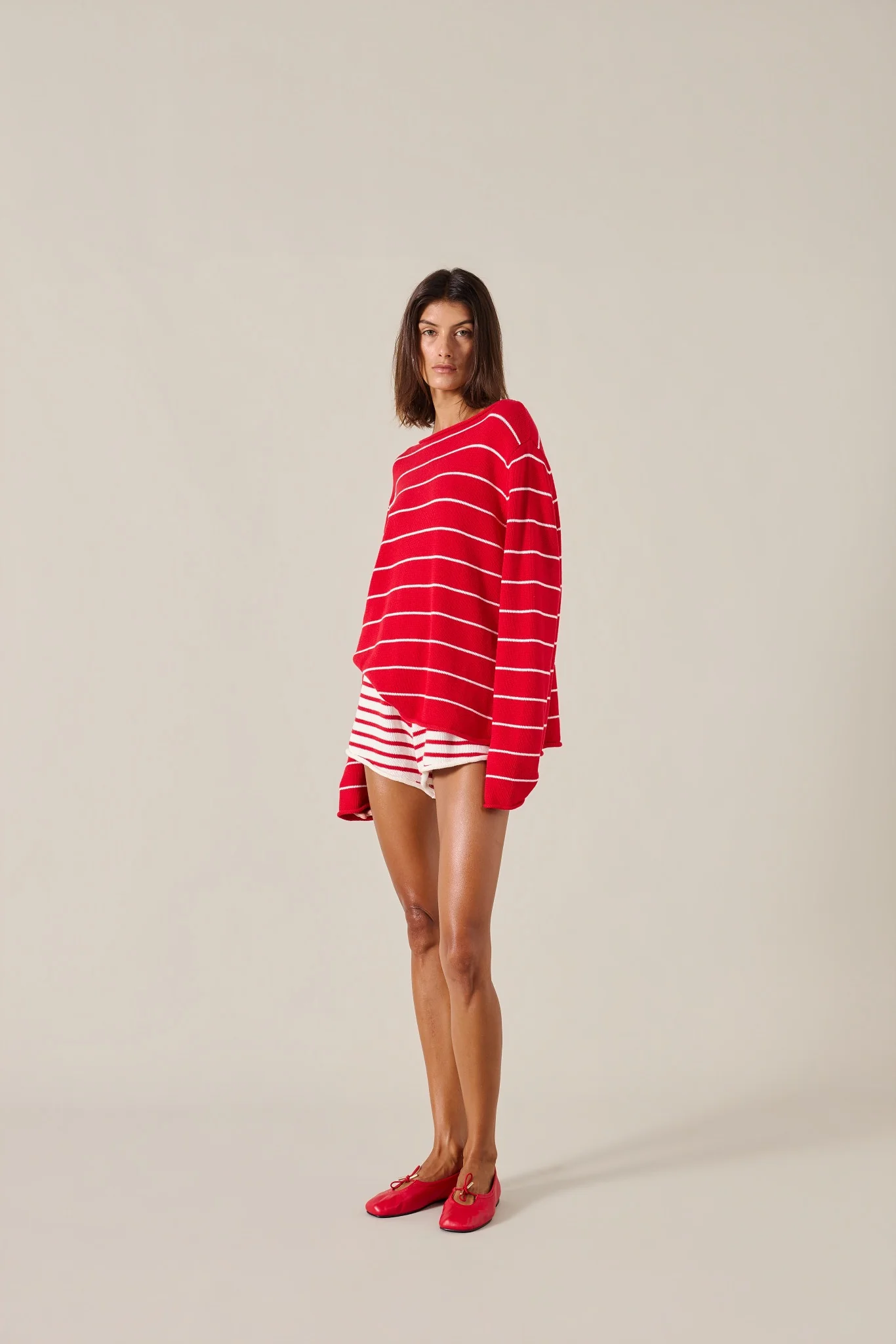 PRE-ORDER | MANON JUMPER - SCARLET STRIPE - Image 3