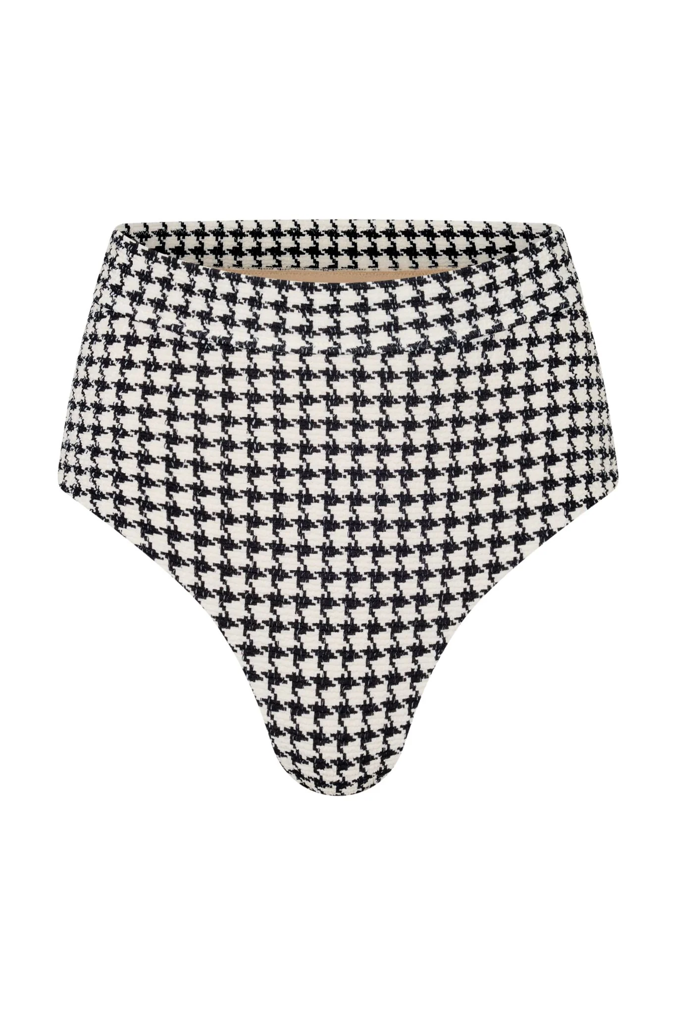 ESCAPE HIGH WAISTED BOTTOM - HOUNDSTOOTH - Image 5