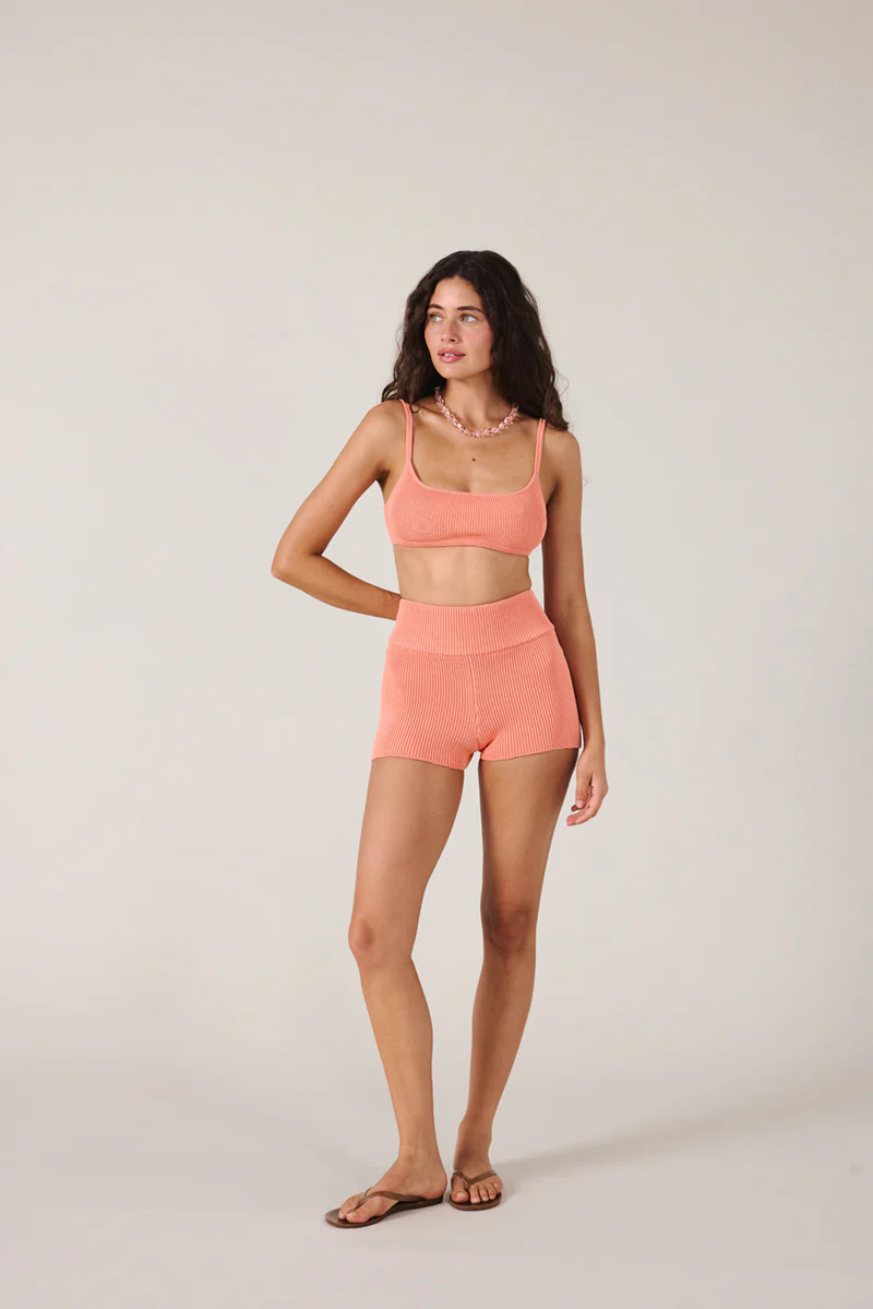 ESSENTIAL KNIT SHORT - PEACH - Image 7