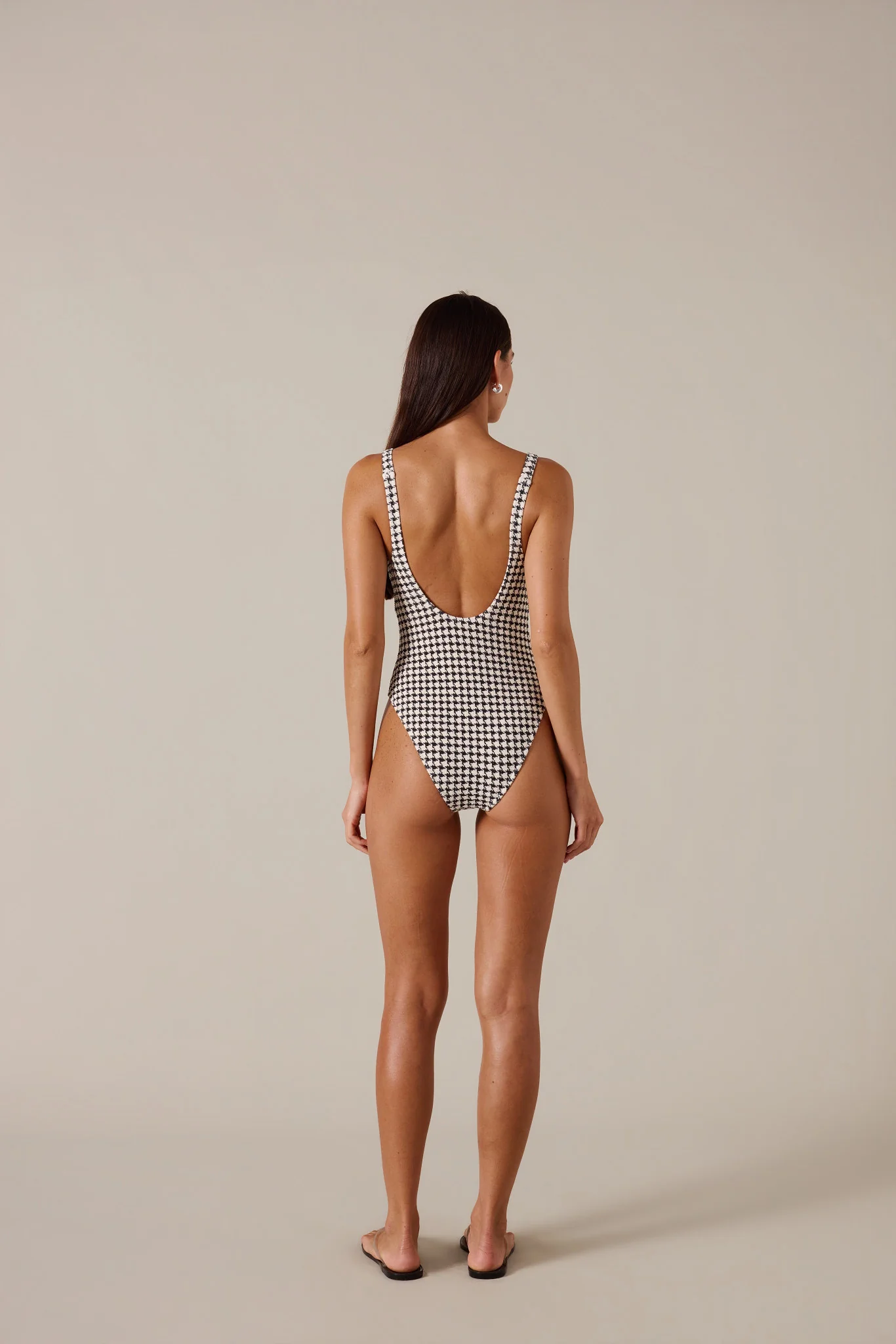 HALLIE ONE PIECE - HOUNDSTOOTH - Image 4