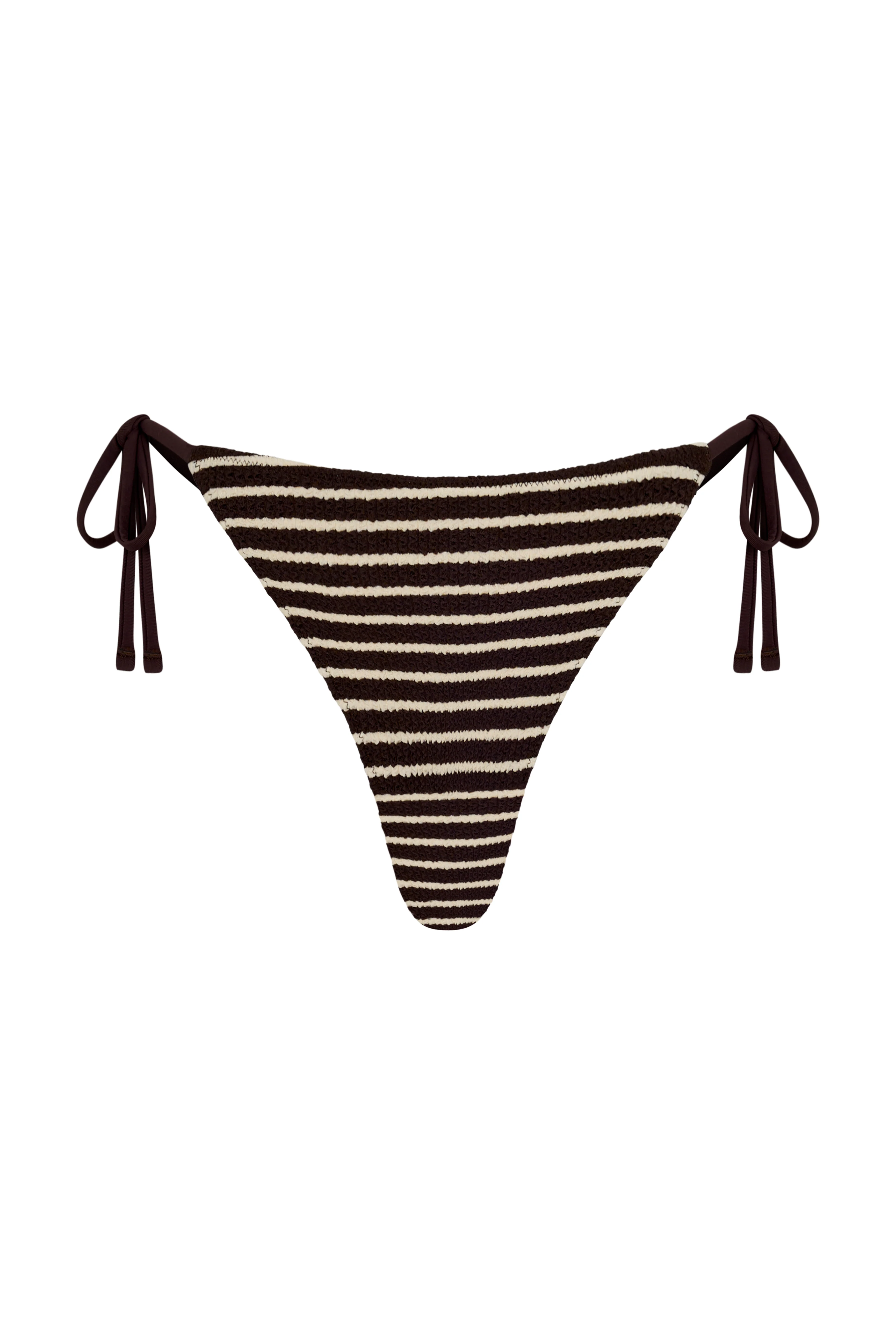 KOA TIE BOTTOM - COCAO STRIPE - Image 4