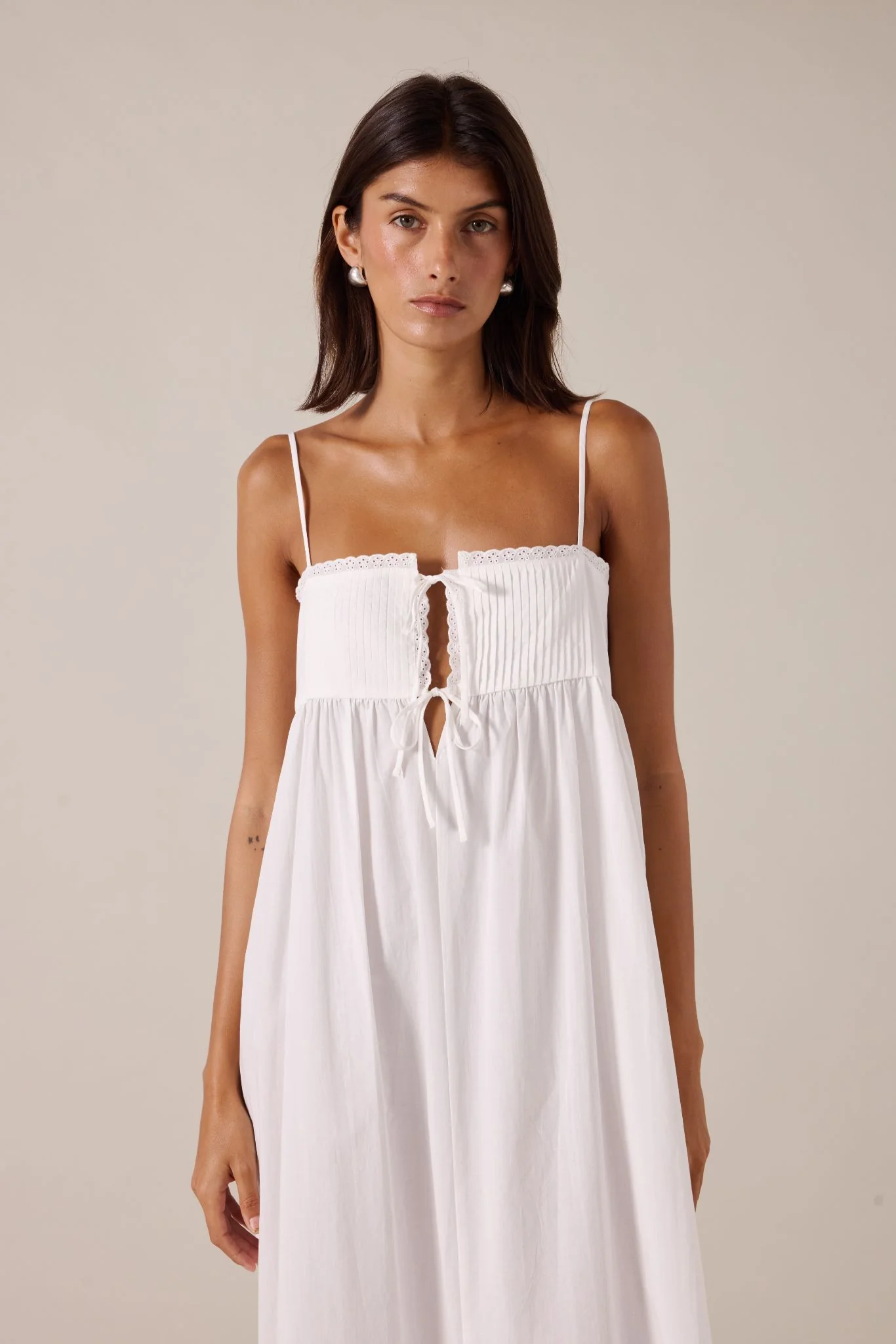LILYA MAXI DRESS - CREMA - Image 6