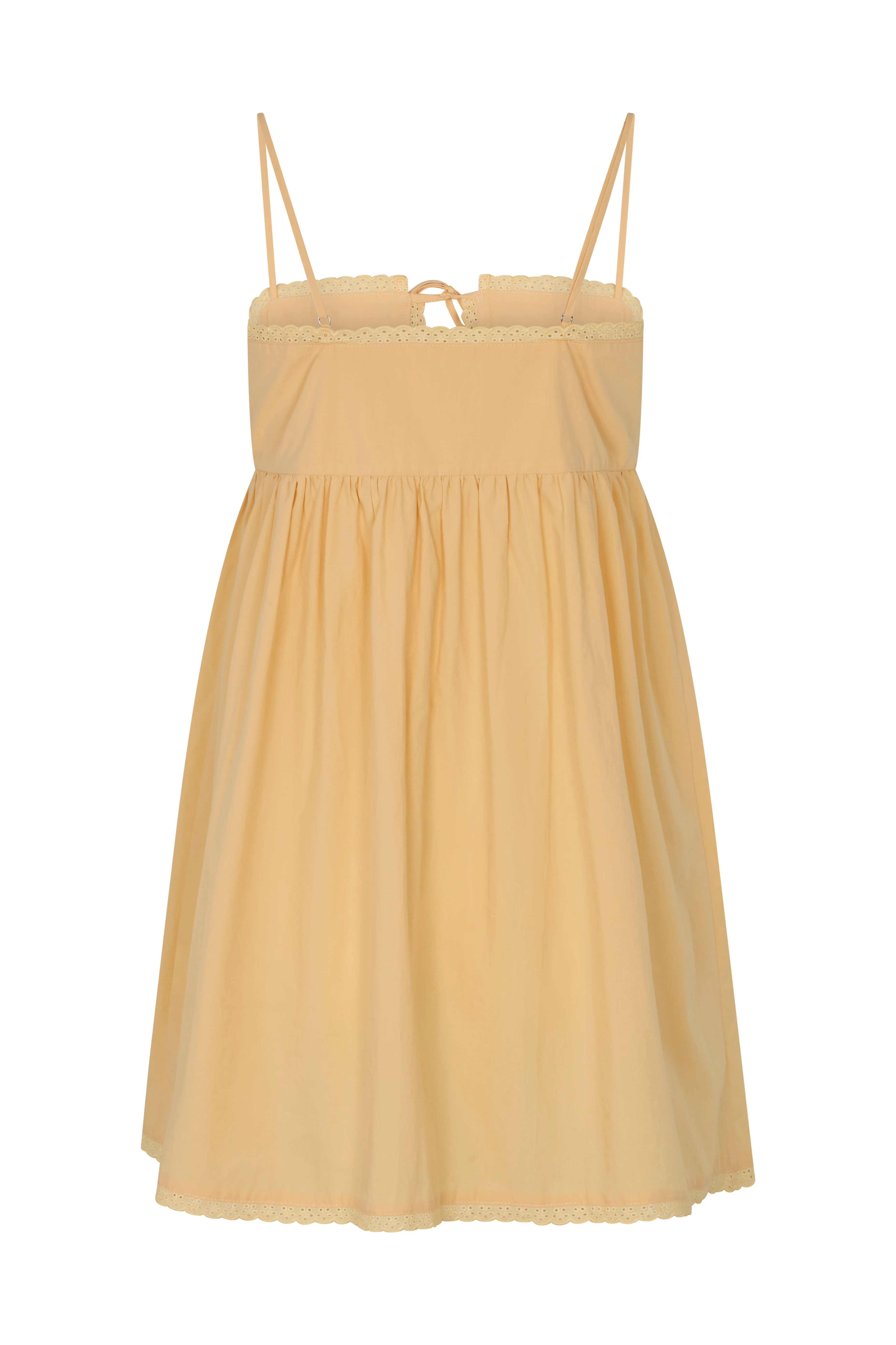 LILYA MINI DRESS - PEACH - Image 3