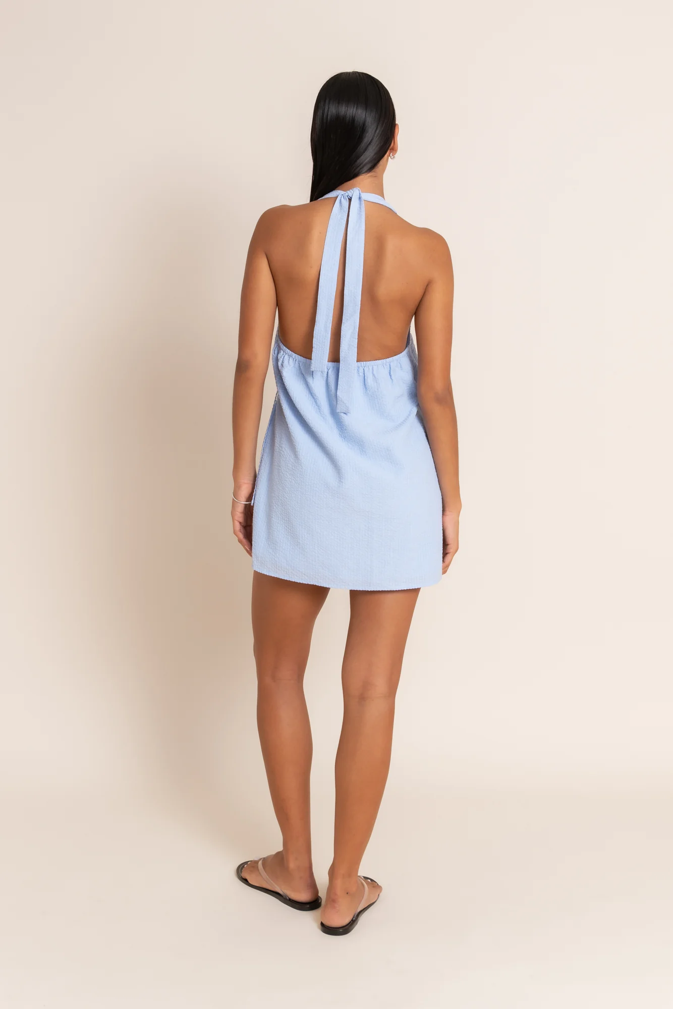 LOLA MINI DRESS - SKY - Image 3