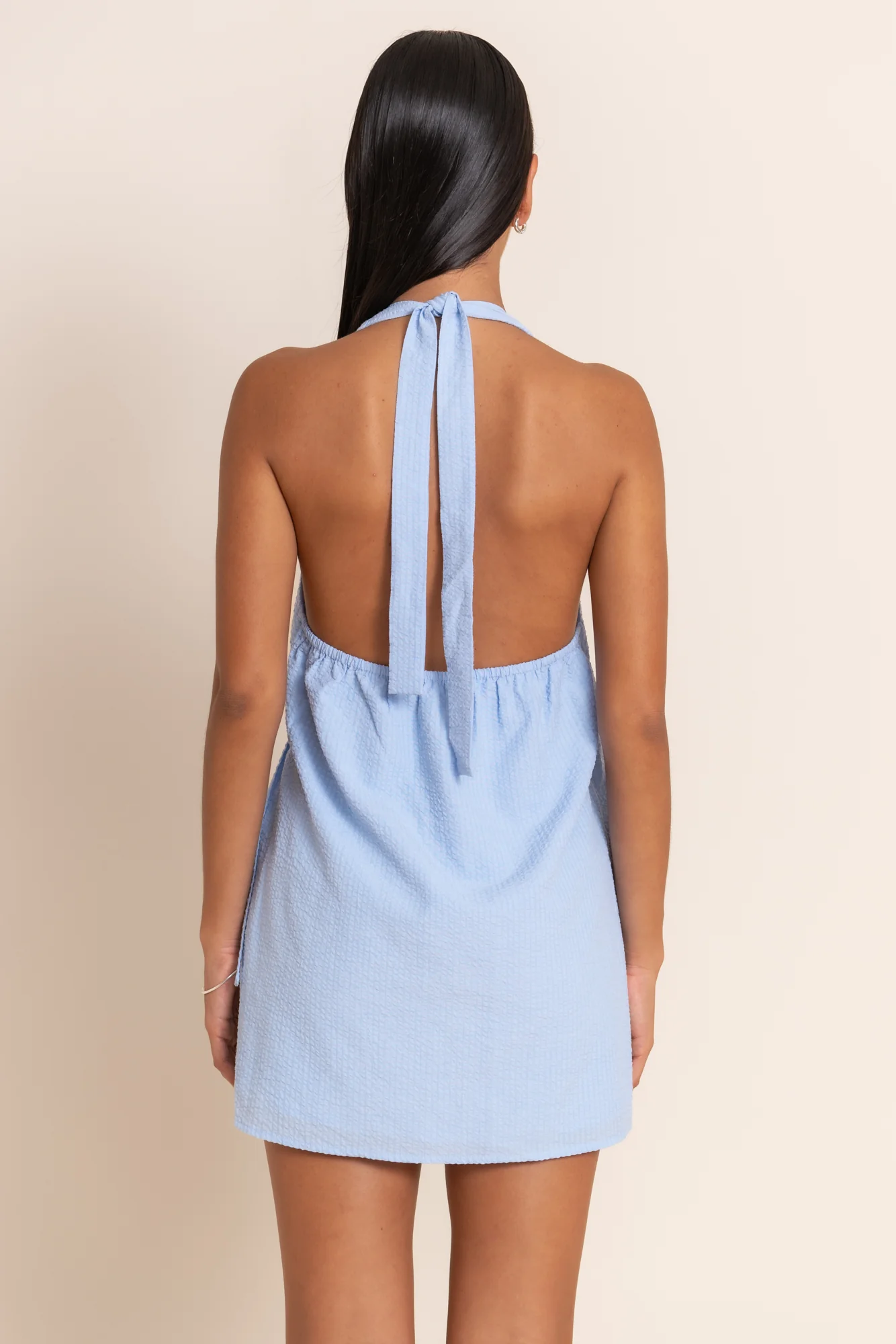 LOLA MINI DRESS - SKY - Image 6