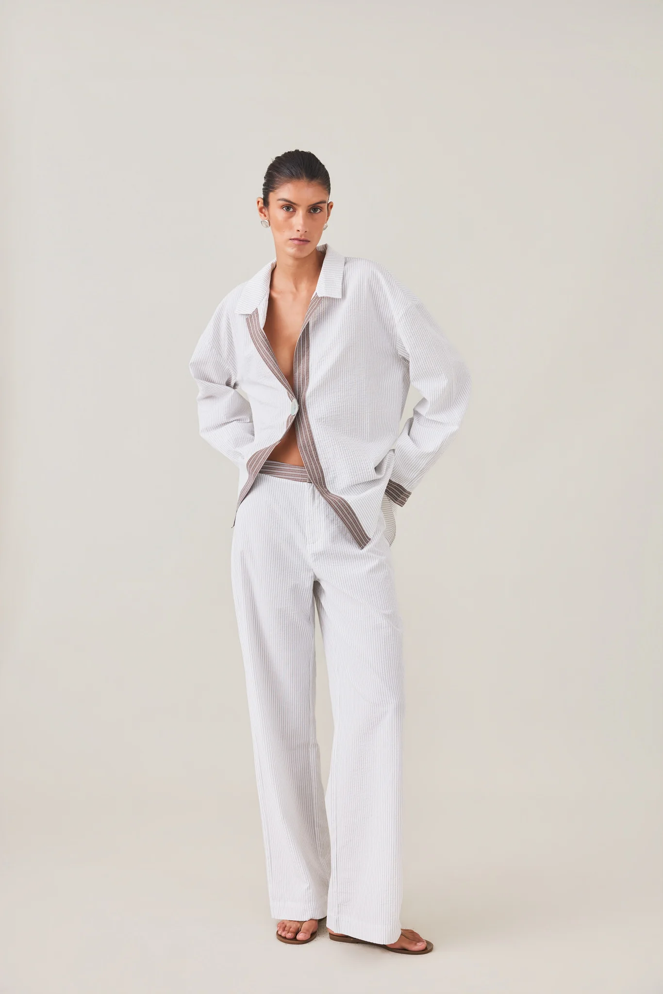 MAE PANT - SLATE STRIPE - Image 3