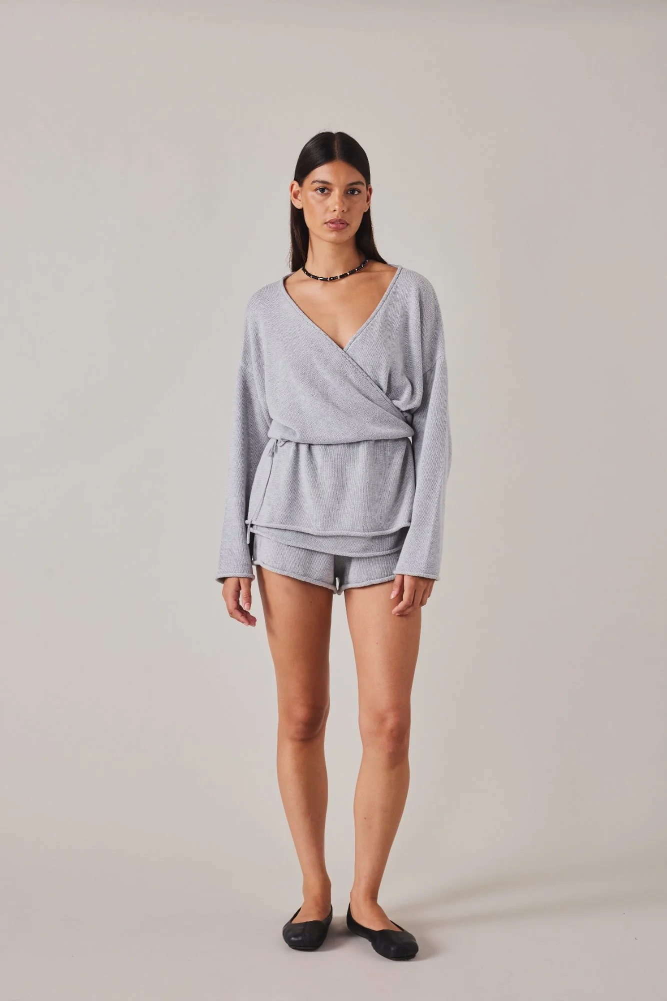 PRE-ORDER | SABINE BOOTY SHORT - GREY - Image 5