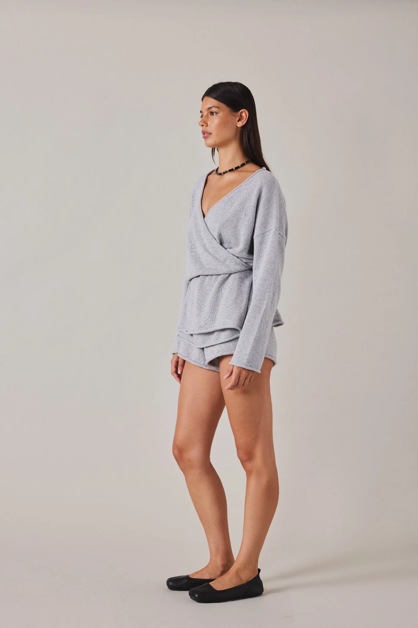 PRE-ORDER | SABINE BOOTY SHORT - GREY - Image 7