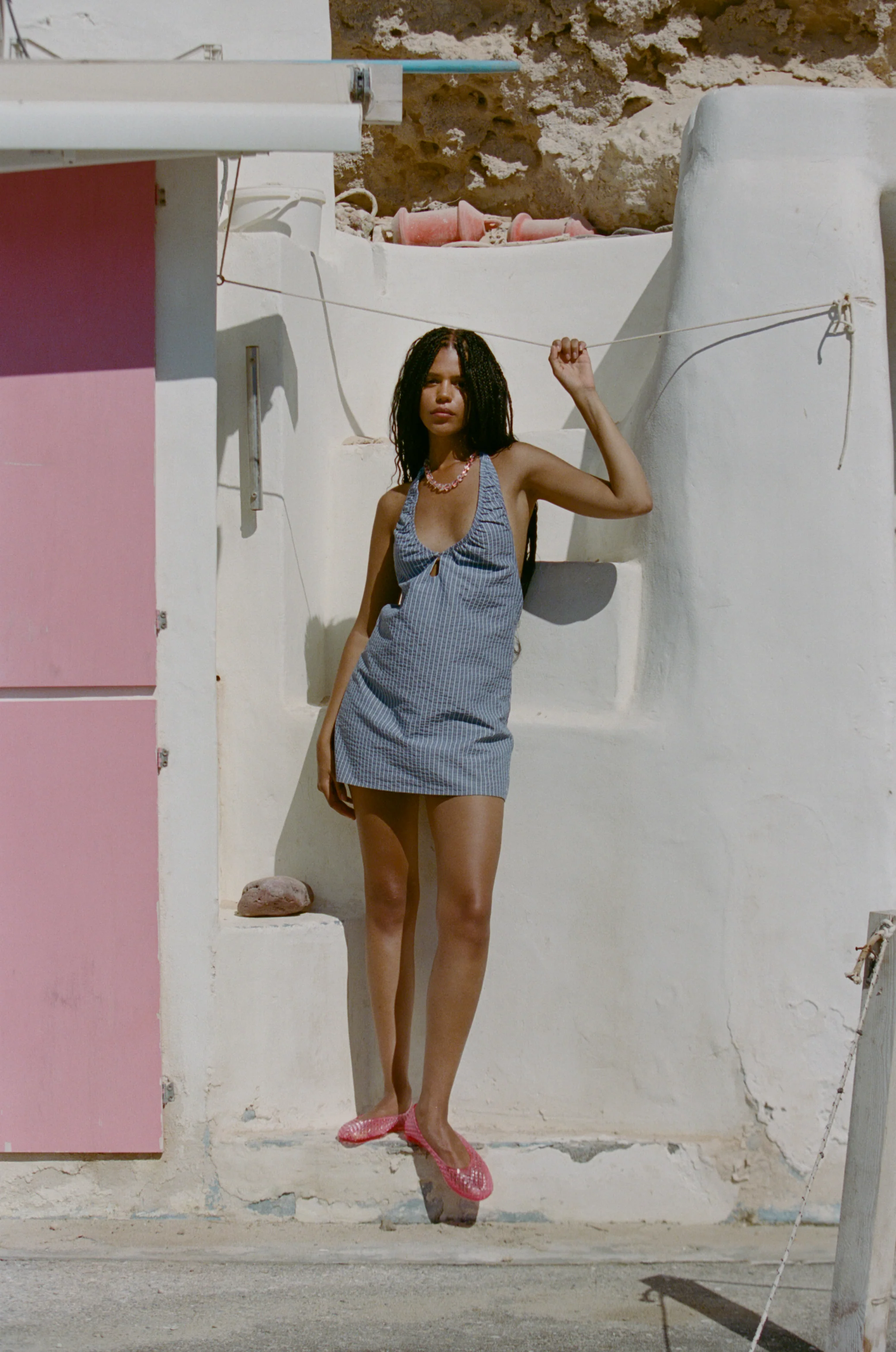 SIDNEY HALTER DRESS - OCEANIA - Image 8