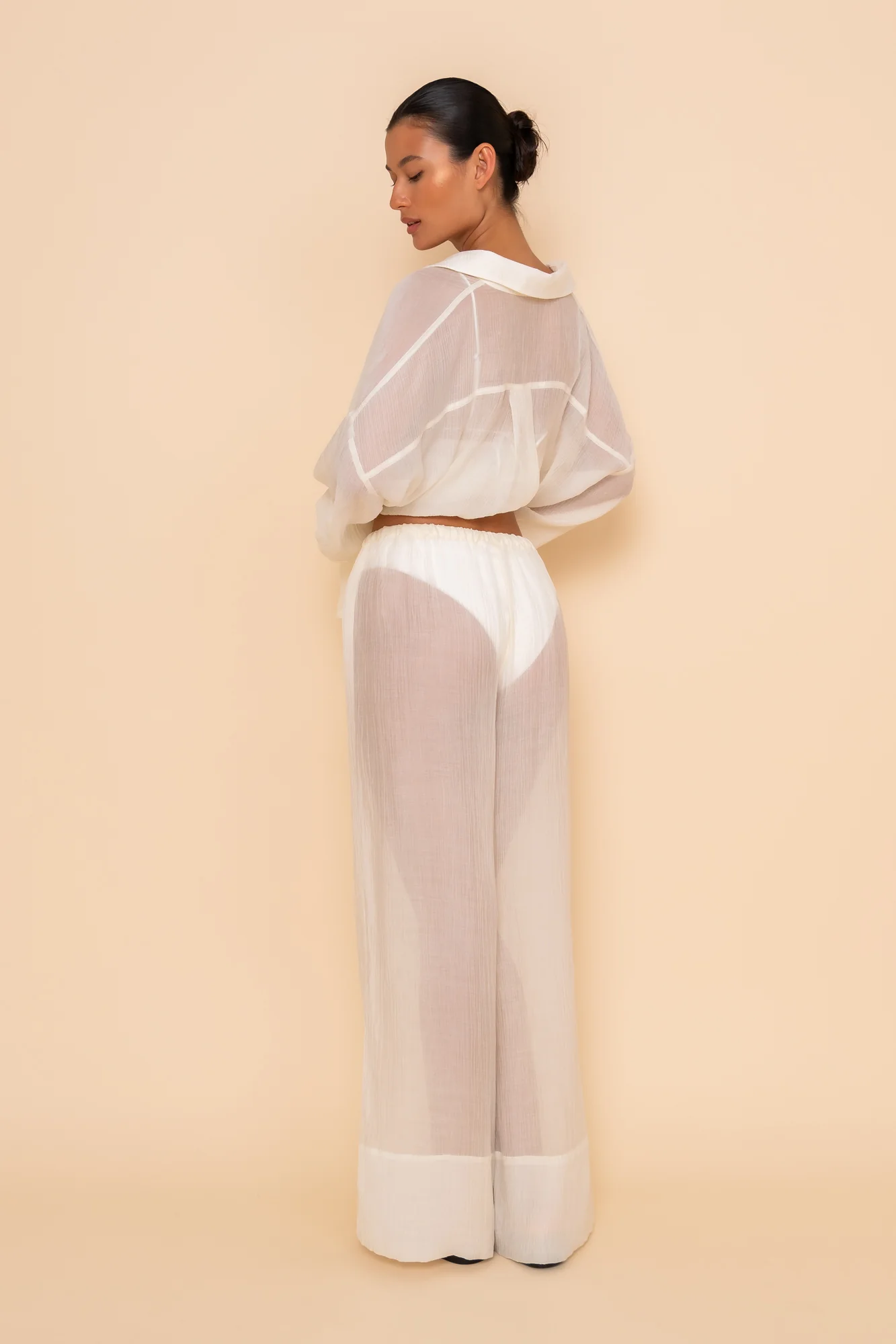 SIENNA PANT - IVORY - Image 3
