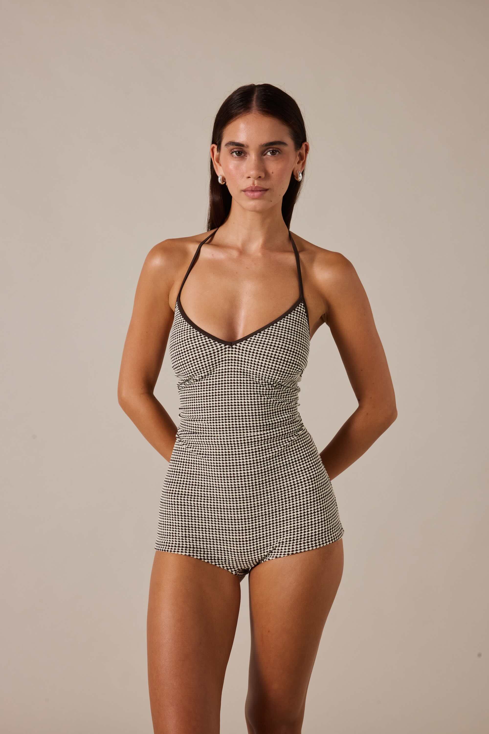 VALETA PLAYSUIT - COGNAC - Image 4
