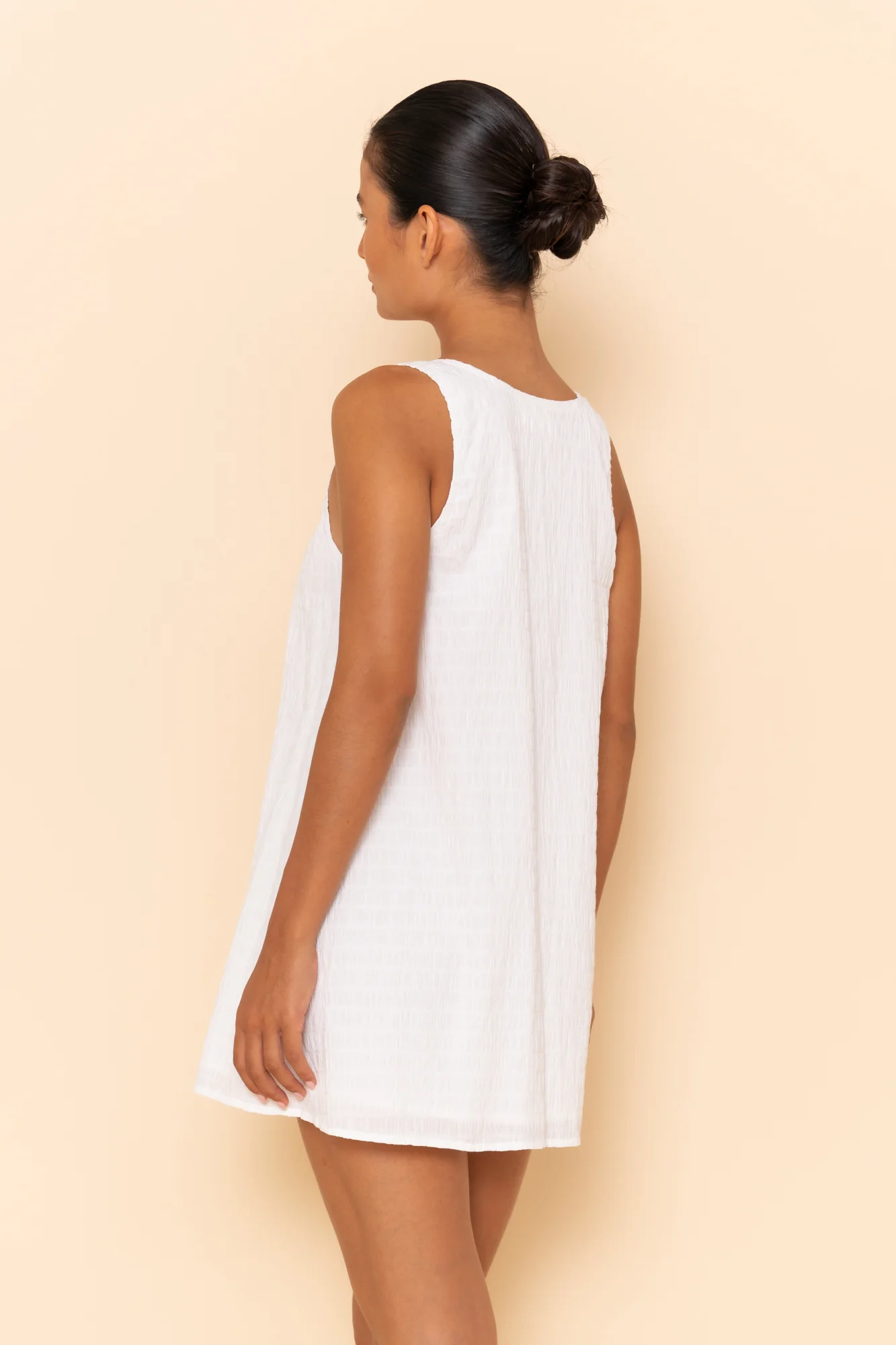 WILLOW MINI DRESS - IVORY - Image 4